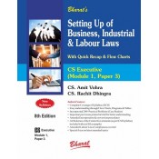 Bharat's Setting Up of Business Industrial & Labour Laws (SUBIL) for CS Executive December 2023 Exam [New Syllabus 2022] by CS. Amit Vohra, CS. Rachit Dhingra